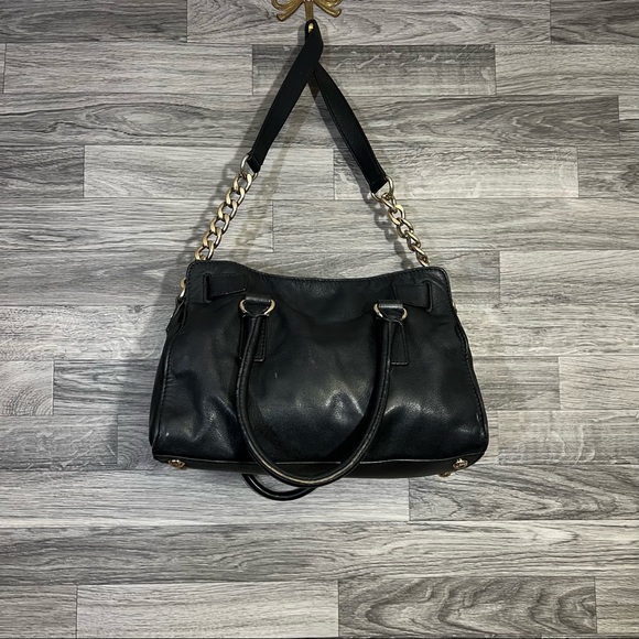 Michael Kors hamilton black leather satchel - Picture 9 of 15